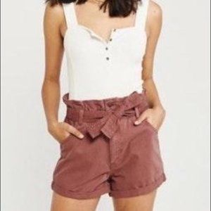 Abercrombie & Fitch (AF) Terra-cotta red shorts